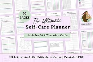 Self-Care Planner Bundle
