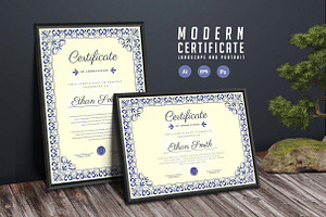 434. Modern Certificate Template