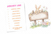 Spring Wooden Signs Clipart, an Illustration by Watercolor design (Thumbnail 11 of 12)