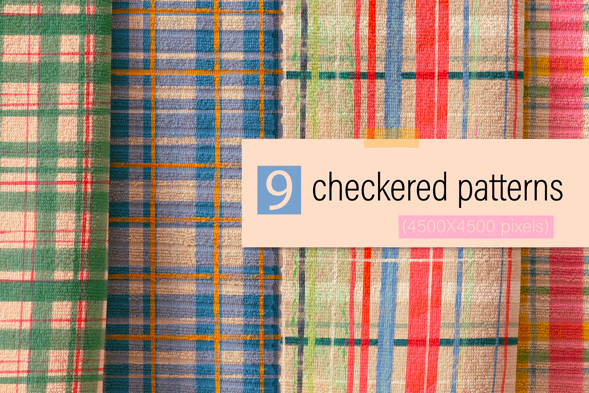Checkered patterns, a Pattern Graphic by Twisted Tail