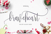 Braveheart, a Script Font by artisans (Thumbnail 1 of 7)