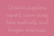 CS Ringo Dashed, a Script Font by Craft Supply Co. (Thumbnail 4 of 8)