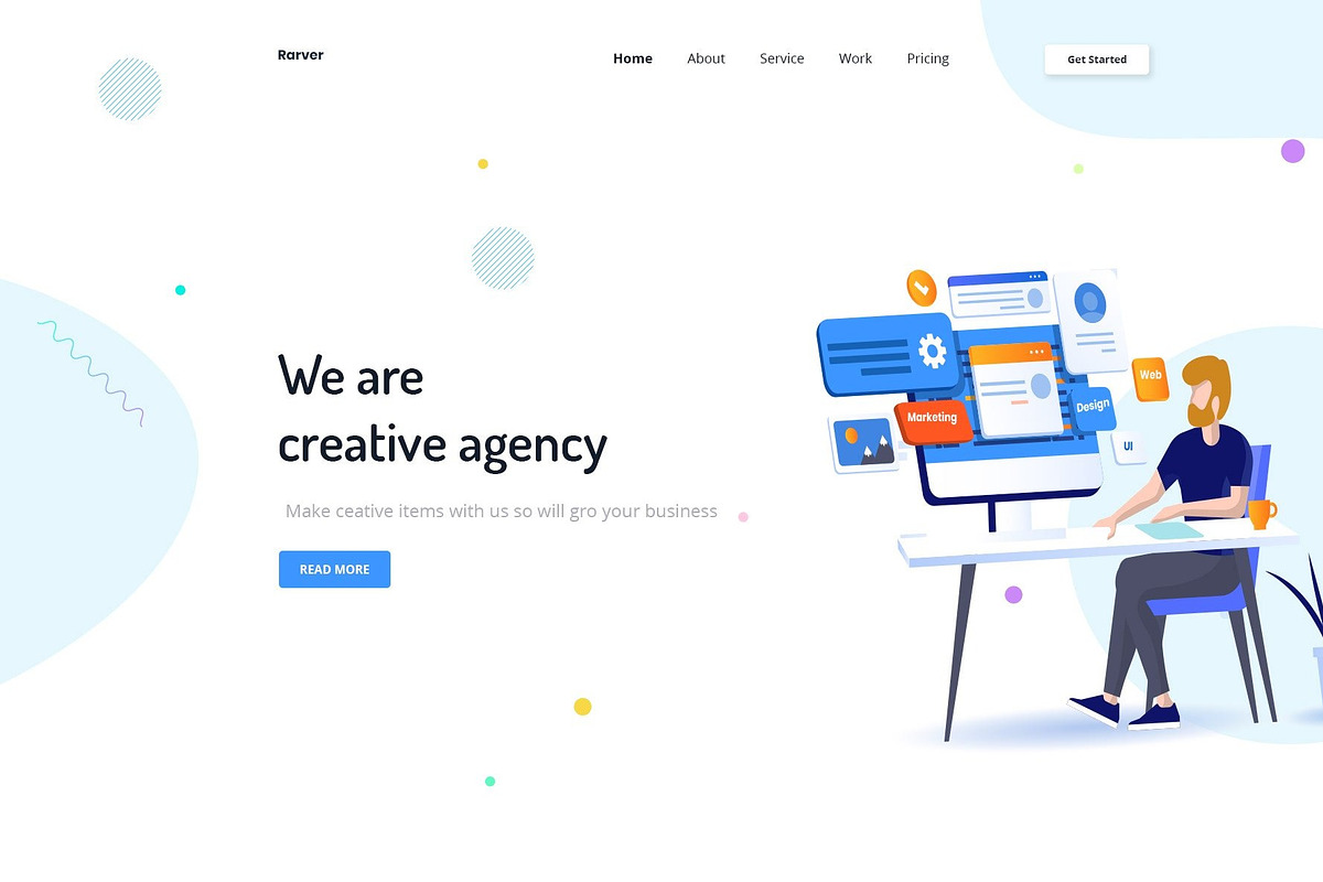 Header Concepts UI KIT, an UI Kit Template by ArtGalaxy | Creative Market