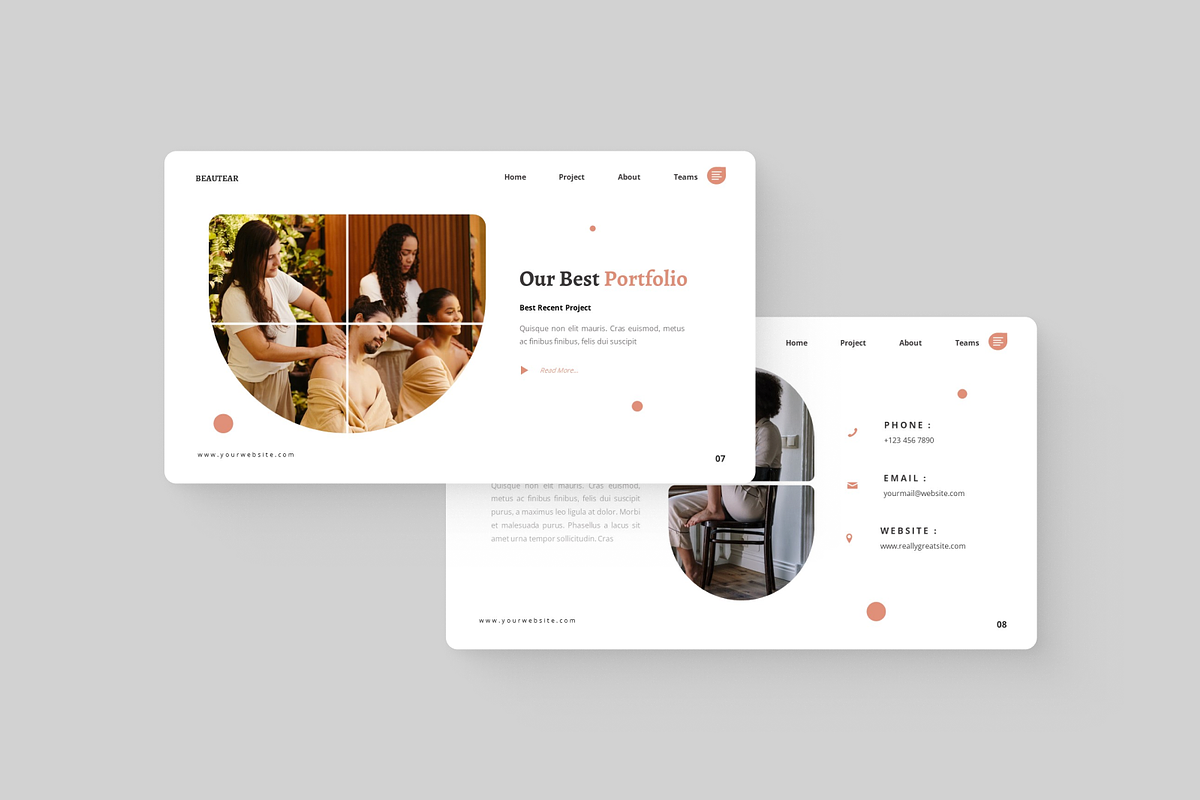 Beauty Presentation Google Slide, a Presentation Template by Annora Studio (Photo 2 of 5)