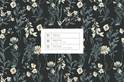 Lujo Botanique Prints & Motifs, a Pattern Graphic by TSTUDIO (Thumbnail 4 of 12)