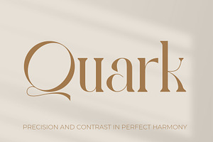 Quark - Elegant Modern High Contrast