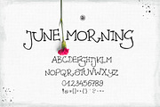 June Morning, a Font by Webvilla Studio (Thumbnail 5 of 5)