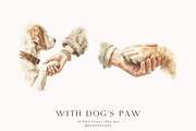 With Dogs Paw, a Person Illustration by PeDe Designs (Thumbnail 6 of 9)