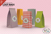 Loot Bags Packaging Mockup, a Packaging Mockup by INCDesign (Thumbnail 1 of 9)