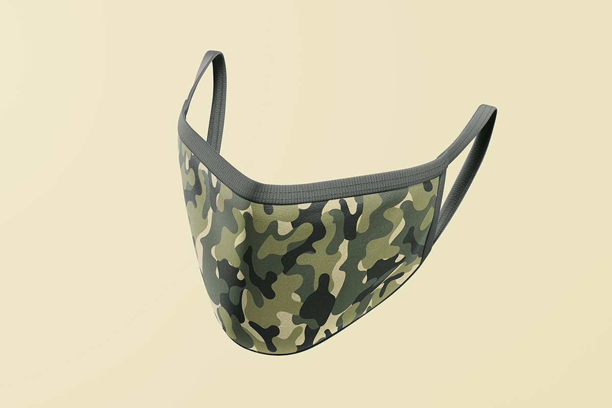 Face Mask Mockup, a Mask Mockup by AnagramDesign (Photo 7 of 10)