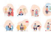 People knitting. Handmade hobby, a Sport Illustration by LadadikArt (Thumbnail 3 of 3)