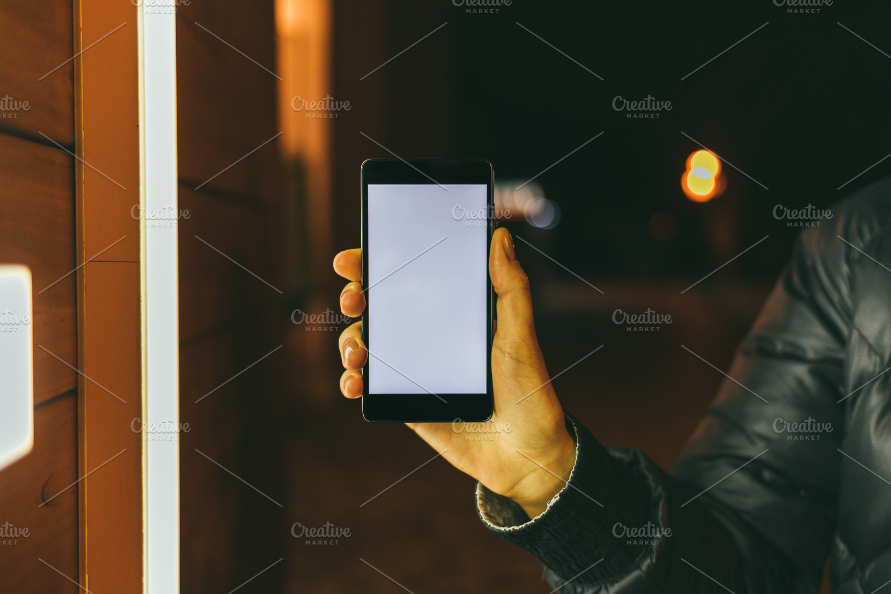 Female's hand holding mobile phone, a Technology Photo by progressman