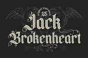 Black valentine, a Blackletter Font by LetterStock (Thumbnail 2 of 6)