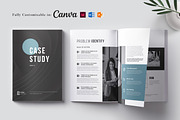 Marketing Case Study Template, Canva, a Brochure Template by DesVert (Thumbnail 1 of 8)