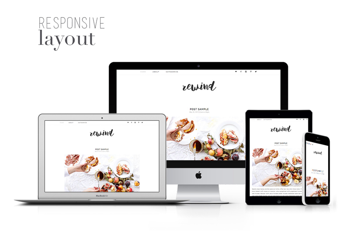 Responsive WP Theme - Rewind, a WordPress Template by Light Morango (Photo 3 of 4)