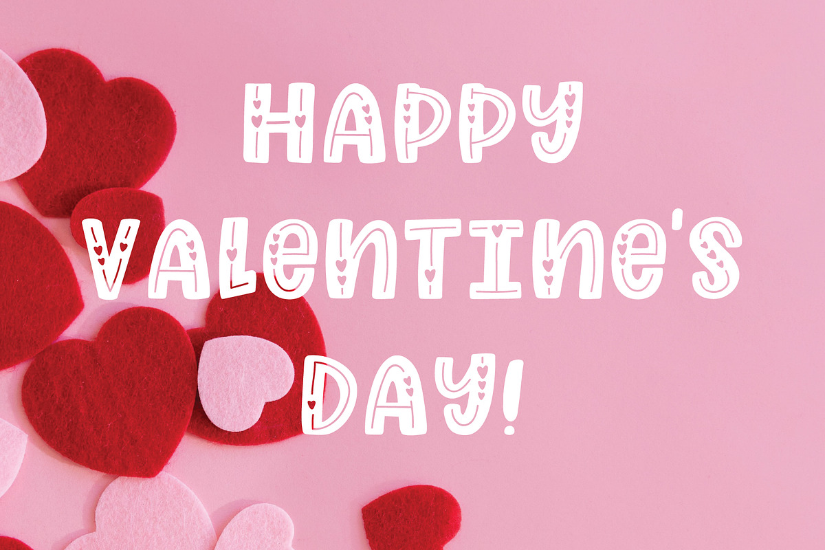 Love Struck, Valentine's Font, a Symbol Font by Jordyn Alison Designs (Photo 2 of 8)