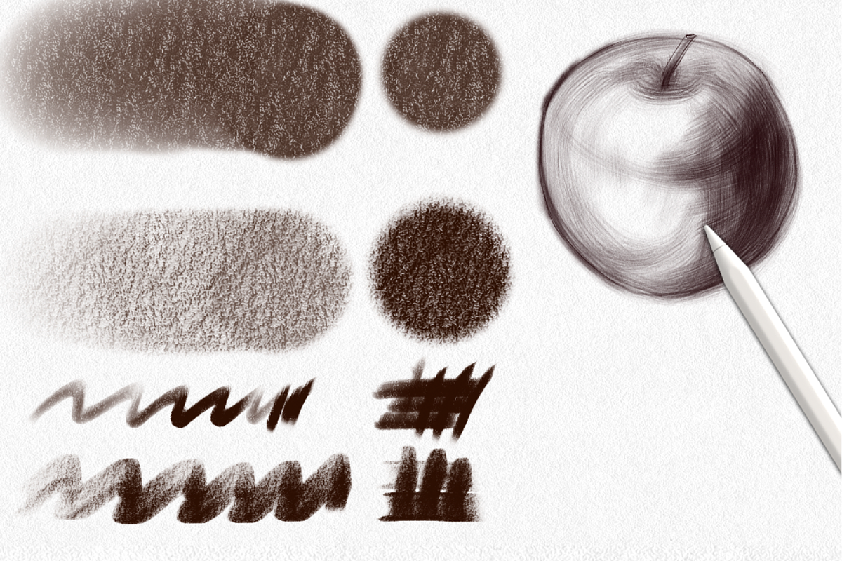 38 Graphic brushes for Procreate, a Brush Add-On by Graphics Resources (Photo 10 of 14)