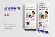 Advertohive Agency - Roll Up Banner, a Print Template by Esensifiksi.studio (Thumbnail 2 of 2)