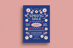 Spring Sale Event Flyer, a Flyer Template by Guuver
