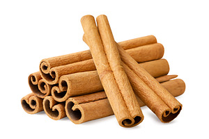 Pile of cinnamon sticks close-up on, a Food & Drink Photo by innakreativ