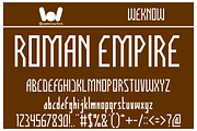 human alter ego font, a Font by weknow (Thumbnail 2 of 5)