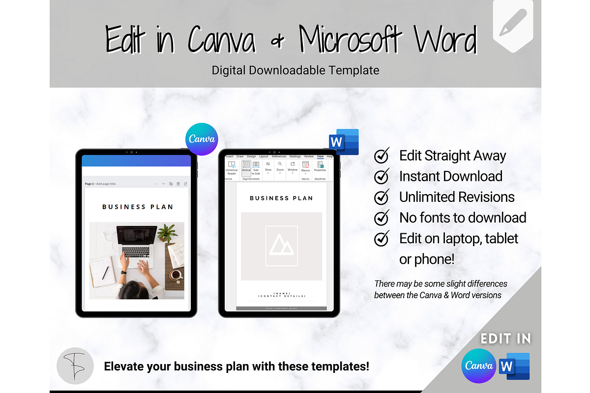Business Plan Template, Proposal, a Marketing Template by Templatables (Photo 6 of 9)