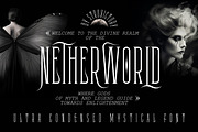 Netherworld Condensed Mystical Font, a Blackletter Font by Struvictory.art (Thumbnail 1 of 8)