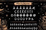 Nora Brindle Distressed Display Font, a Handwritten Font by mesuka (Thumbnail 7 of 7)