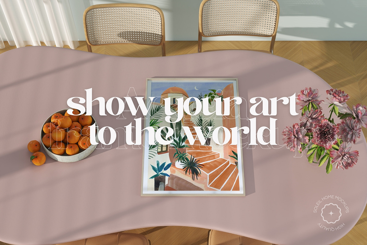 ACACIA | Dopamine Frame Mockup Set, a Household Mockup by SoleilHomeMockups (Photo 9 of 12)