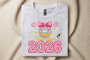 Faux Yarn Happy New Year 2026 PNG, an Illustration by SinaCreation (Thumbnail 8 of 11)