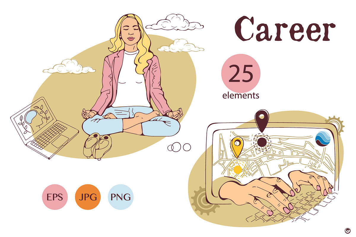 Career, a Person Illustration by Olillia (Photo 5 of 11)