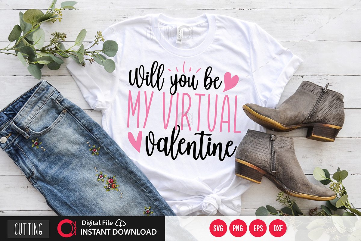 Quarantine Valentine SVG Bundle, an Illustration by DESIGNAVO (Photo 9 of 10)