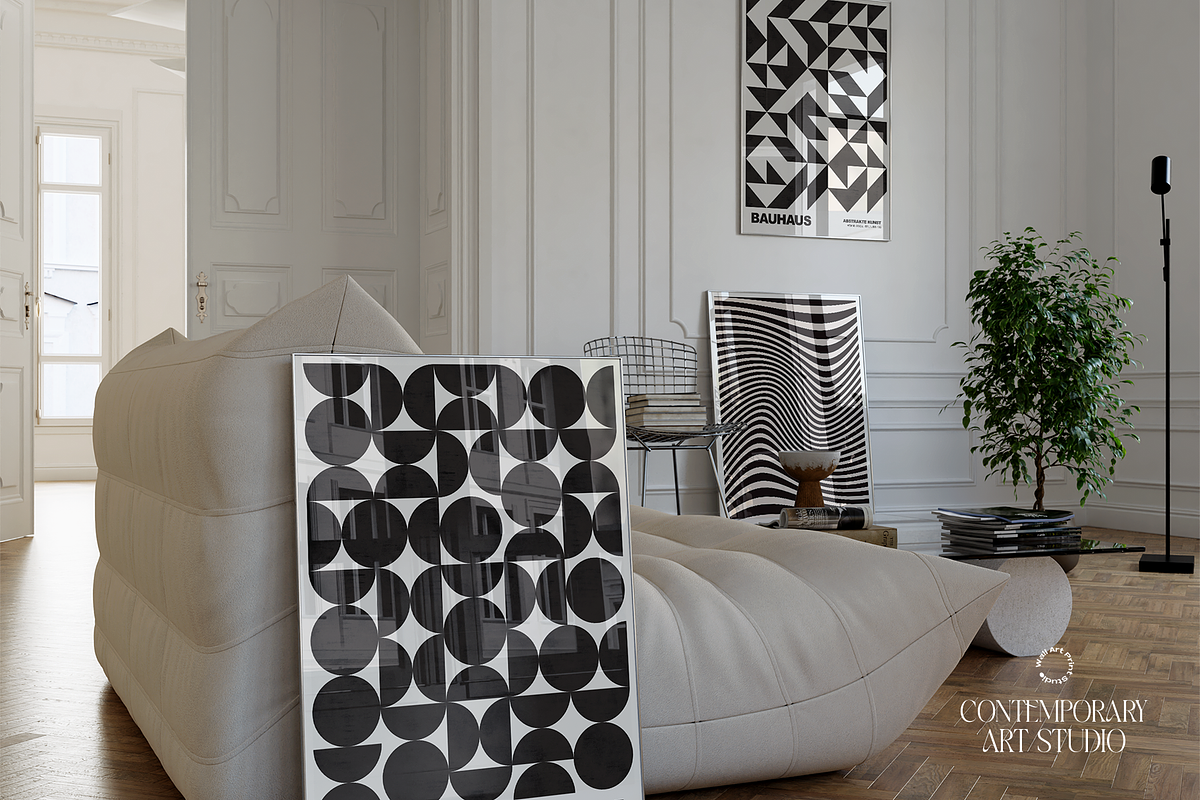Contemporary Art 2, a Graphic by Wall Art Print Studio (Photo 7 of 19)