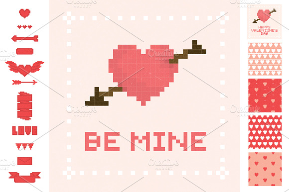 Pixel Valentine's Day set preview 2