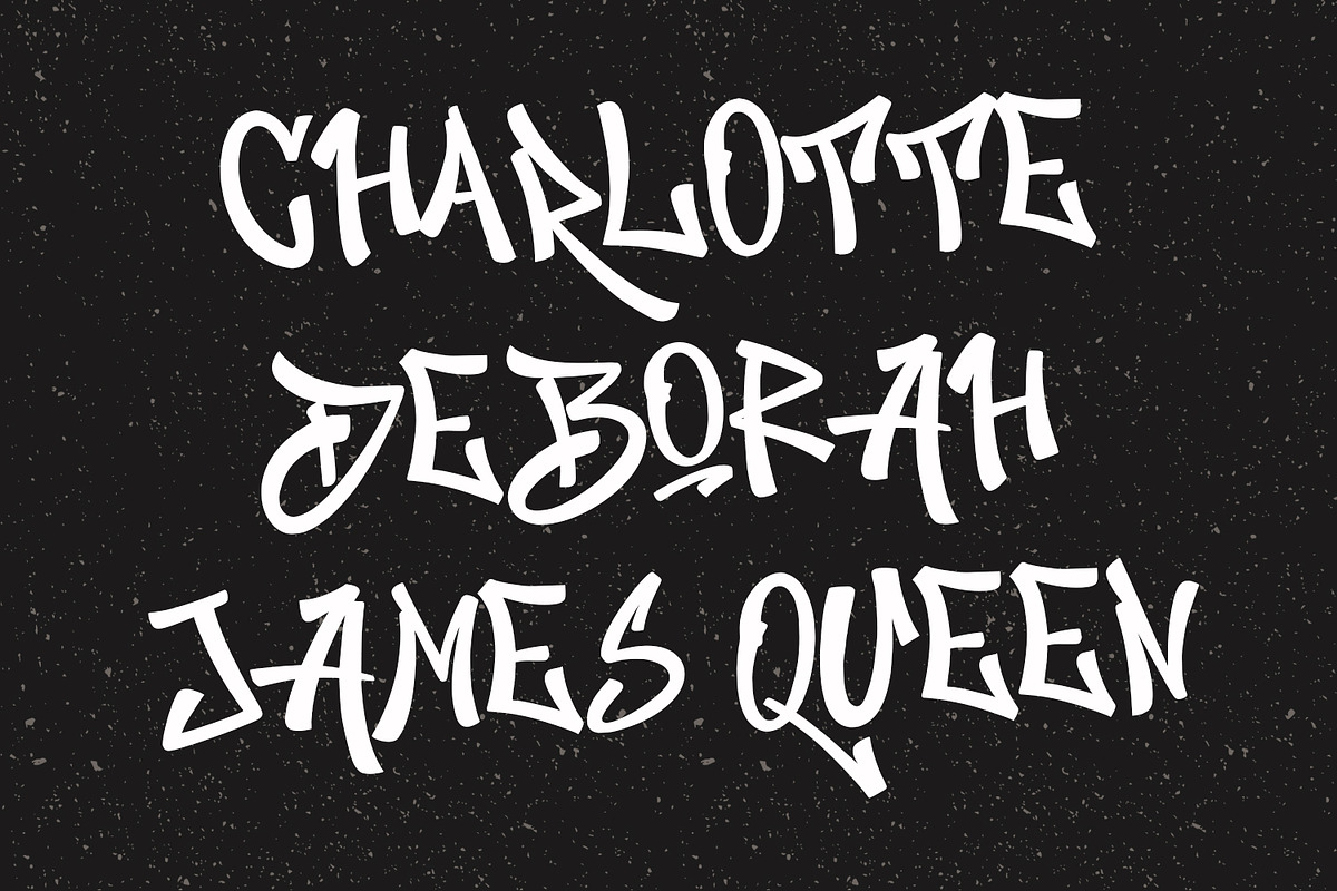 Austin Darolbe Graffiti Brush Font, a Handwritten Font by Maulana Creative (Photo 3 of 8)