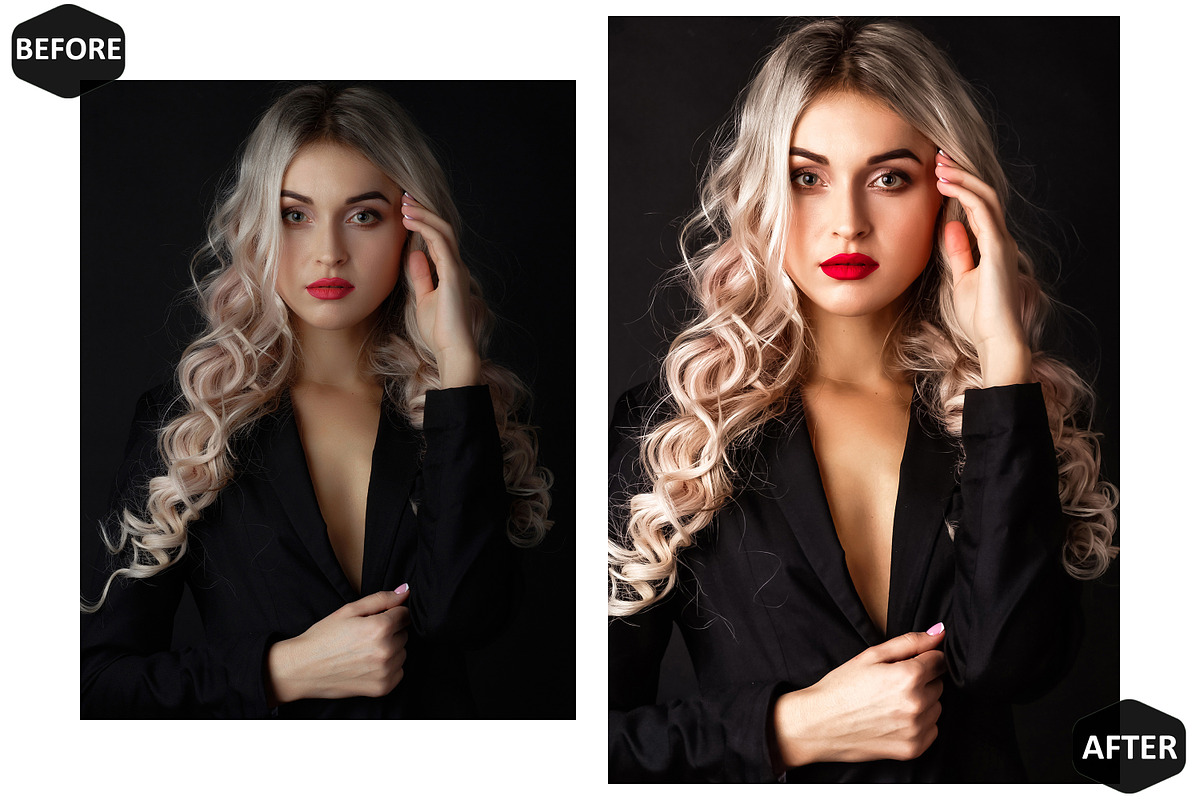 12 Rich Selfie Lightroom Presets, a Preset Add-On by Hue Palettte Studio (Photo 5 of 10)