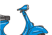 Vespa, an Illustration by tipudaya (Thumbnail 4 of 4)