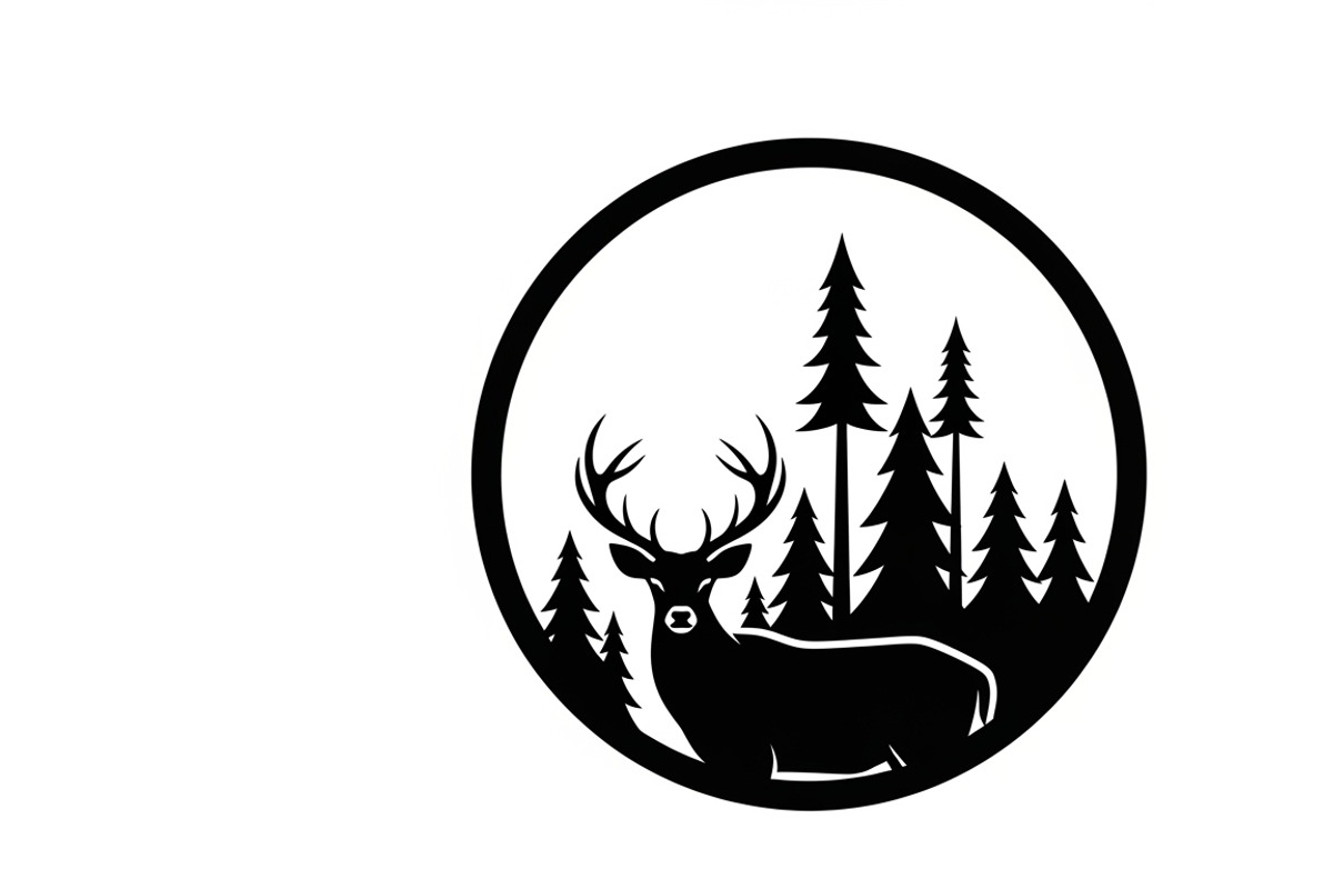 Beautiful deer forest circle art, an Illustration by Amazin_art (Photo 18 of 32)