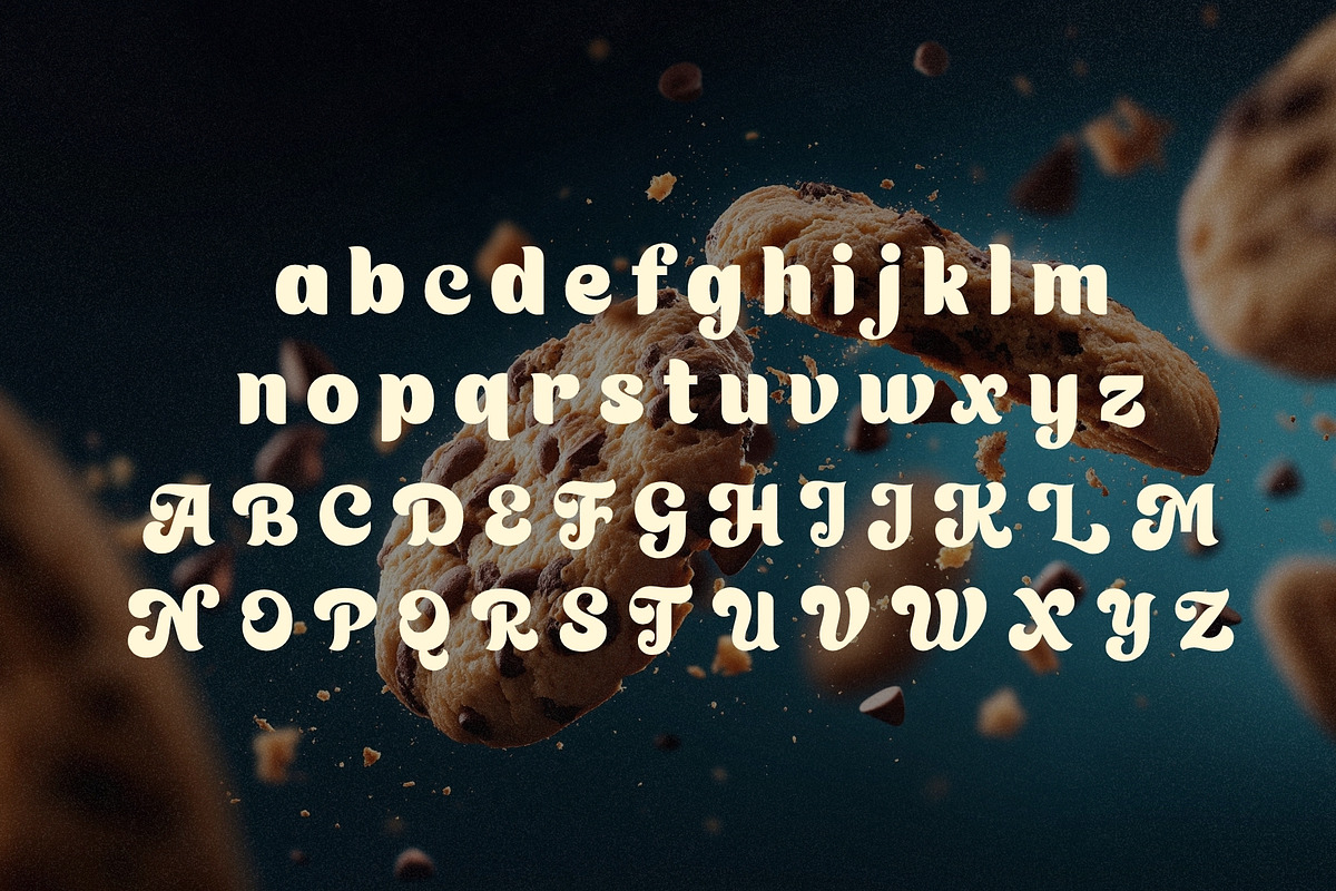Feastline - Chunky Food Display, a Sans Serif Font by HipFonts (Photo 2 of 9)