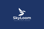 SkyLoom Travel Logo Template, a Branding & Logo Template by SANB (Thumbnail 2 of 3)