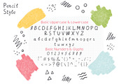 Pencil Pen Handwriting Font, a Script Font by AnkaDrozd (Thumbnail 3 of 6)