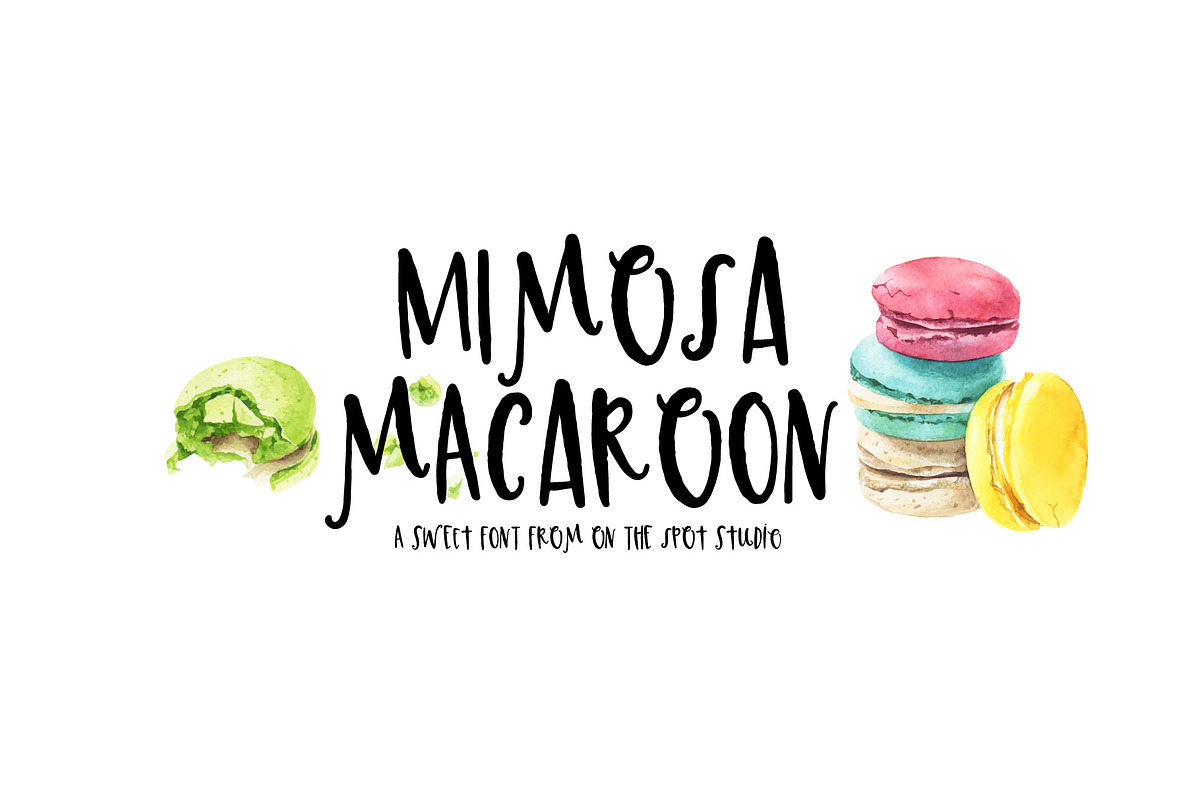 Mimosa Macaroon