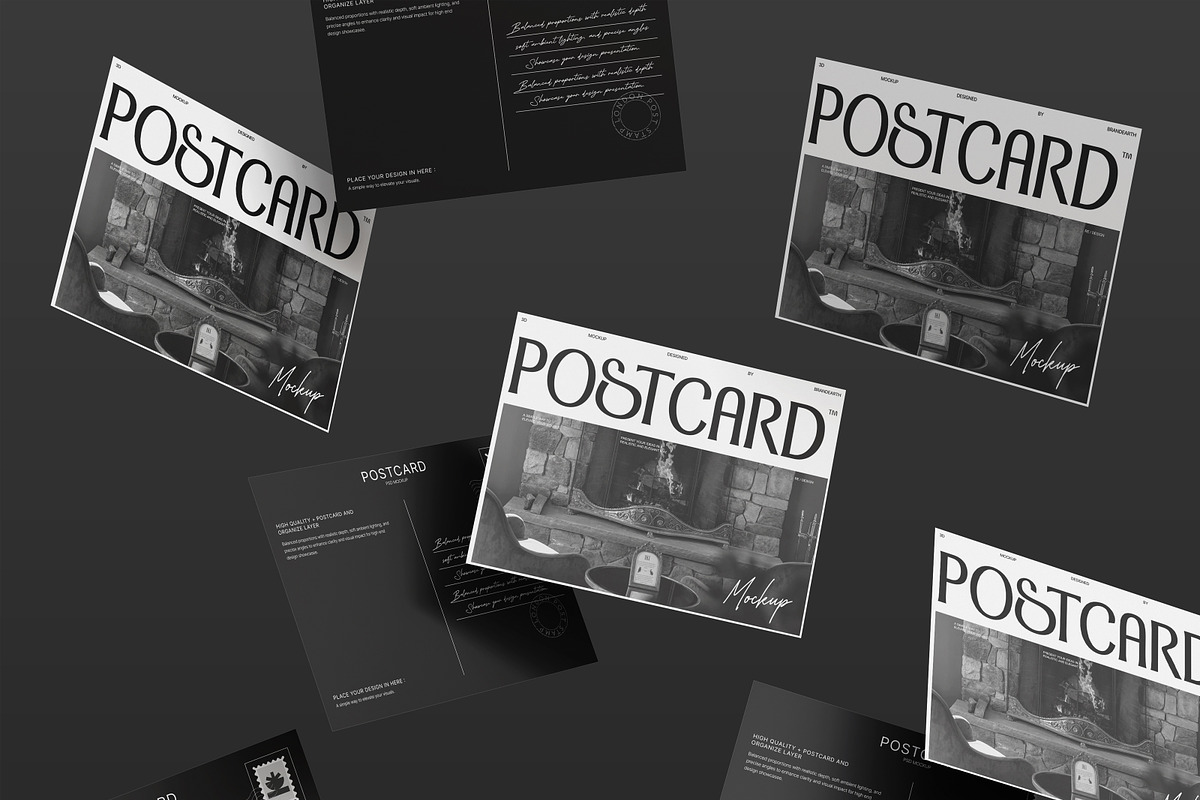 Postcard Mockup, an Advertising Mockup by Brand Earth (Photo 4 of 4)