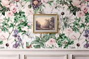 Blush Pink Garden Wallpaper, a Wallpaper Graphic by Webvilla Studio (Thumbnail 4 of 6)