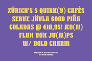 Mestosa - Funky Slab Serif, a Serif Font by Tiptop Graphic (Thumbnail 7 of 10)