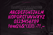 Badboy Aliance | Brush Caps, a Script Font by Invasi Studio (Thumbnail 9 of 11)