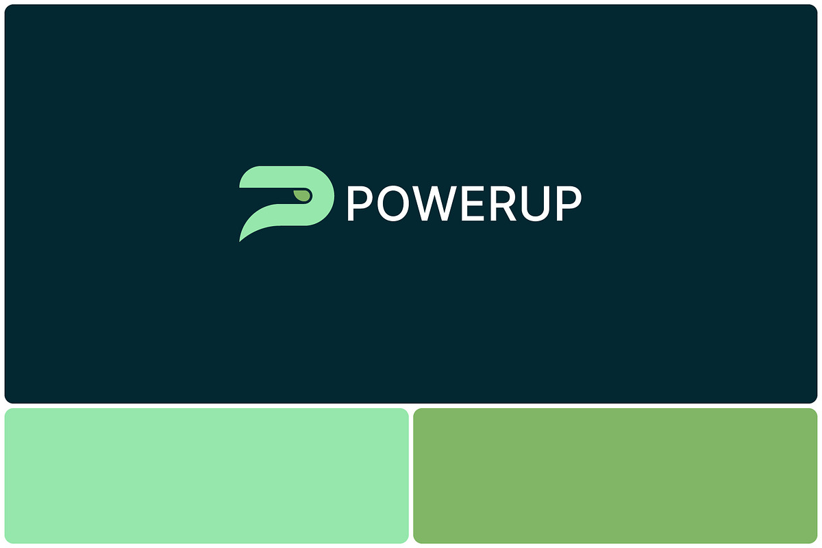 POWERUP|Modern Logo Design preview 2