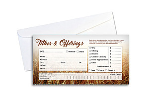 Season of Harvest Offering Envelope