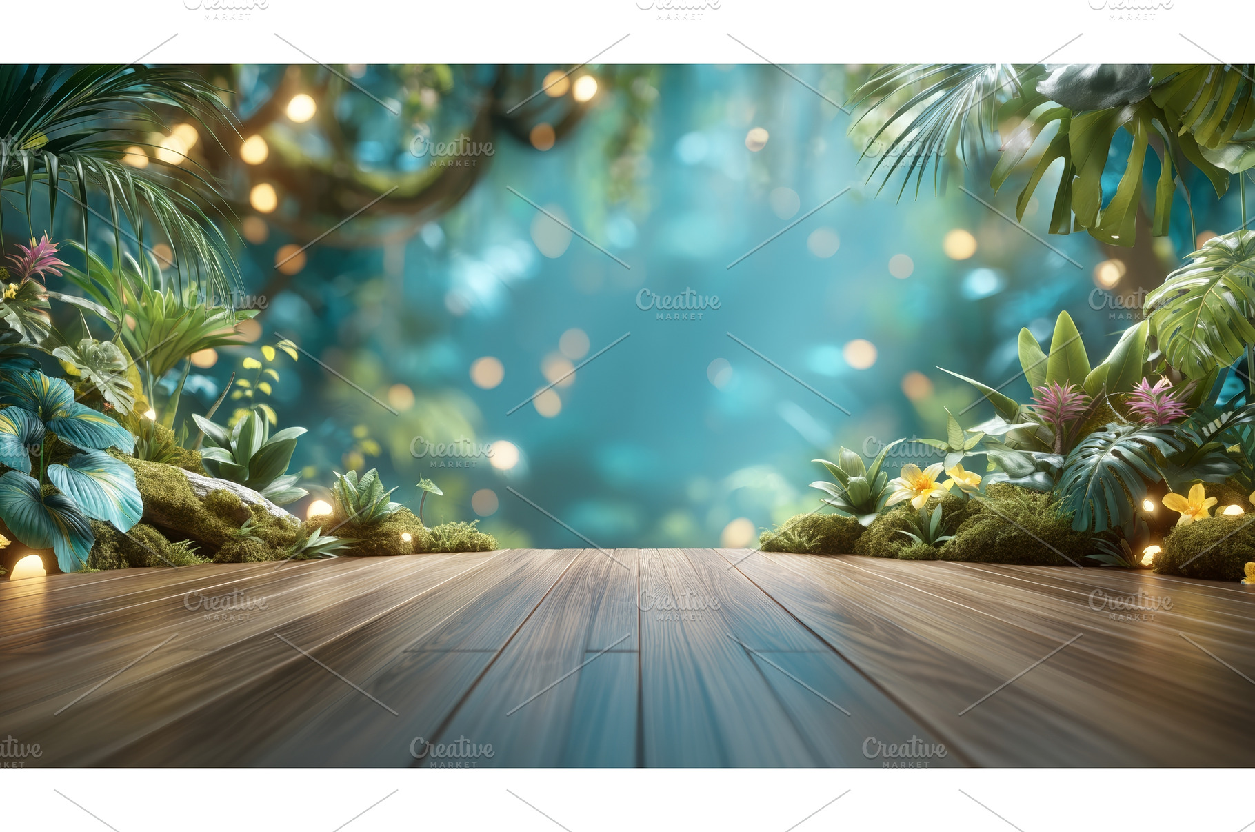 A sunlit tropical jungle viewed from, a Nature Photo by ZinetroN