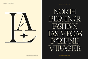 Laxura - Majestic Typeface